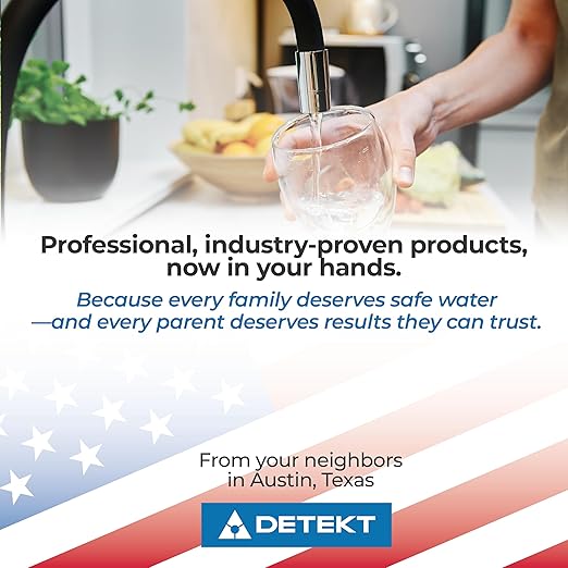 #1 Bacteria in Water Test Kit by Detekt® – Detect Bacteria, Mold, Fungus in Drinking, Tap or Well Water – Choose Made-in-USA – Results in 24 Hrs – More Than Coliform/E. Coli (1 Kit = 2 Tests)